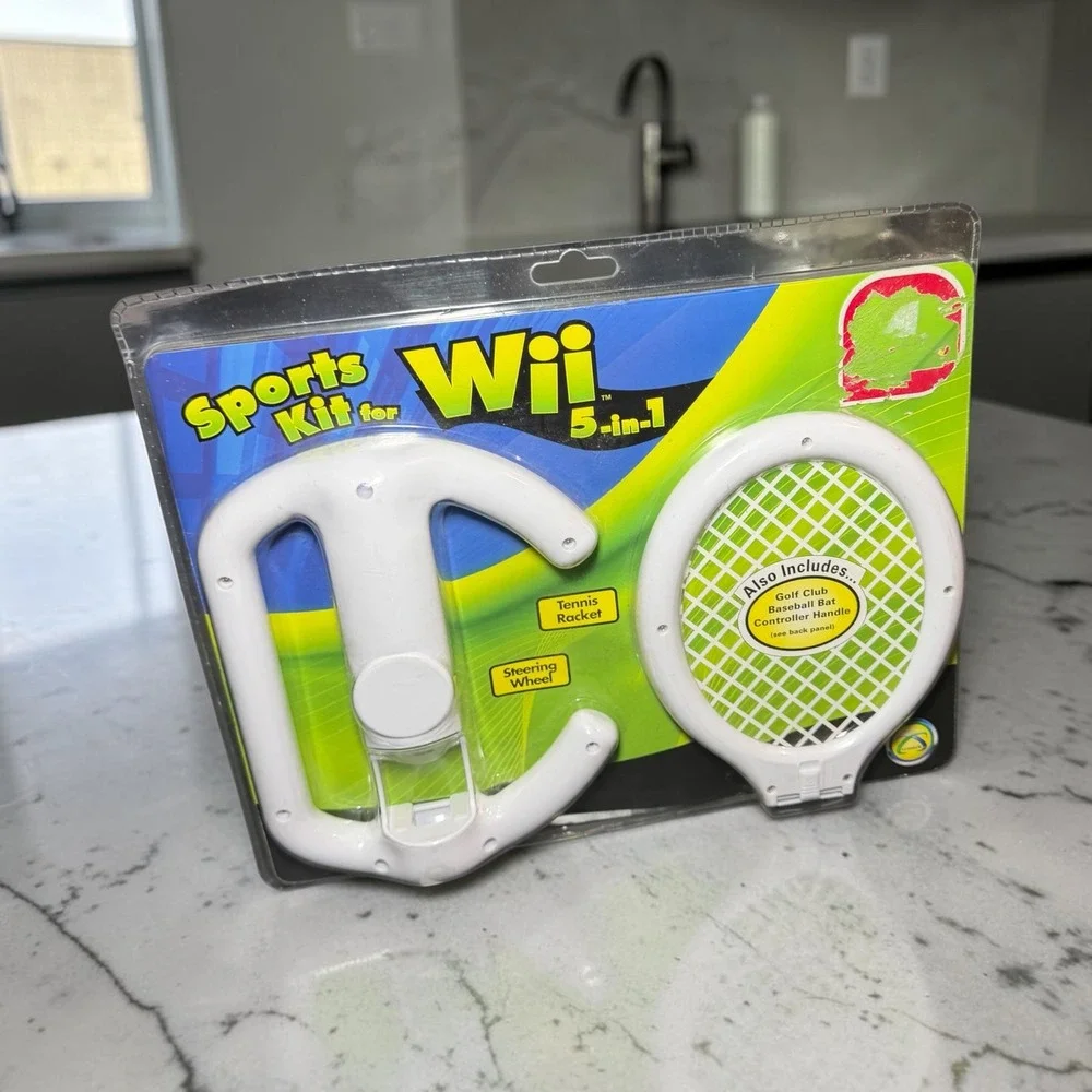 Symtek Sports Kit for Wii 5-in-1 NIB‎ 5pc Accessory Set WSP401